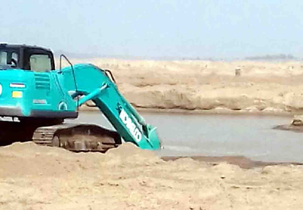 more than Two million rupees fine in Arbitrary in sand mining