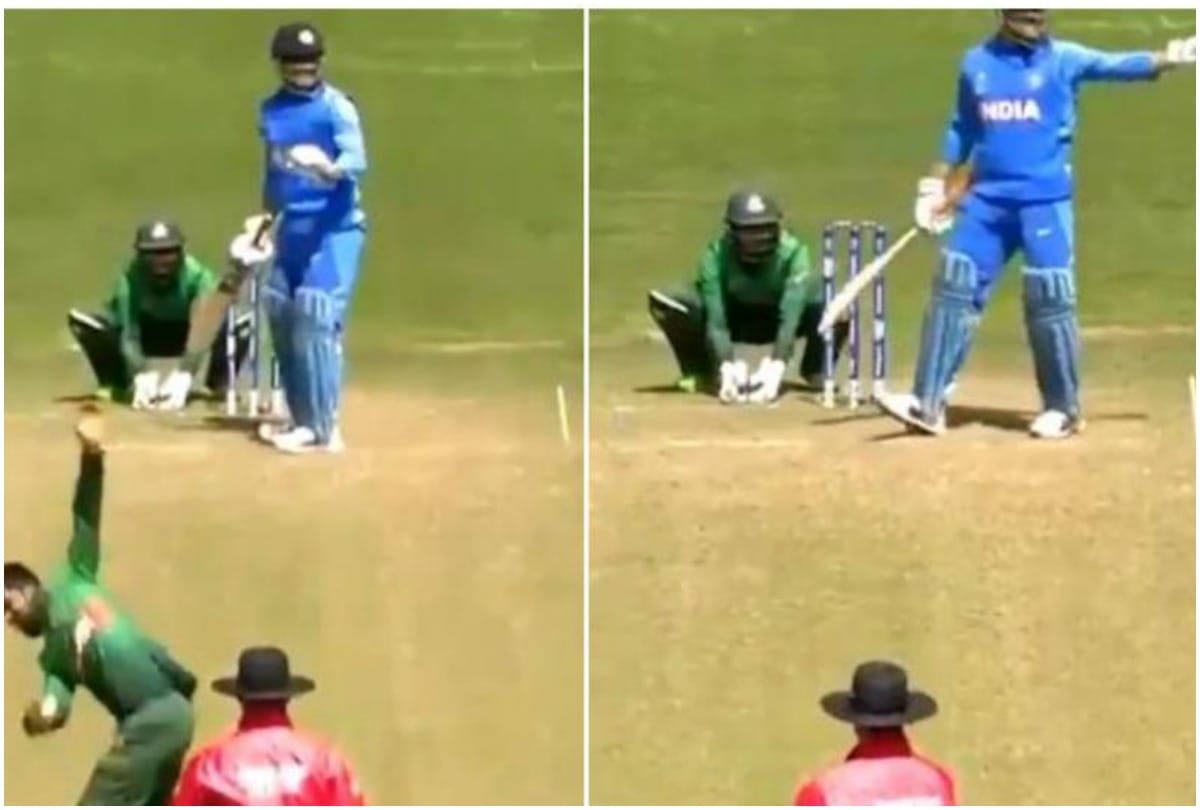World Cup 2019: MS Dhoni sets field for Bangladesh while batting, See Video