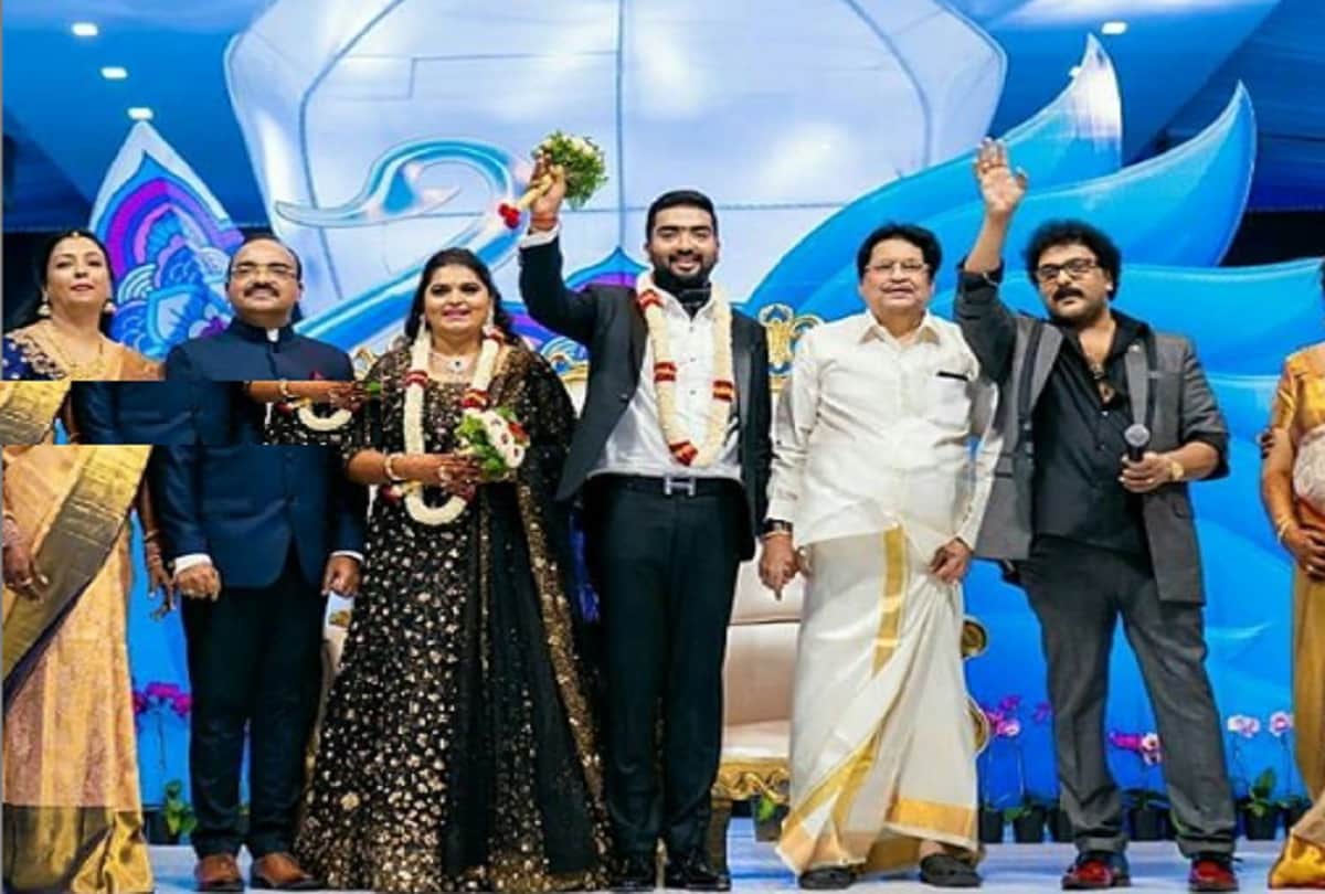 South Star Ravichandran daughter wedding Reception pictures viral