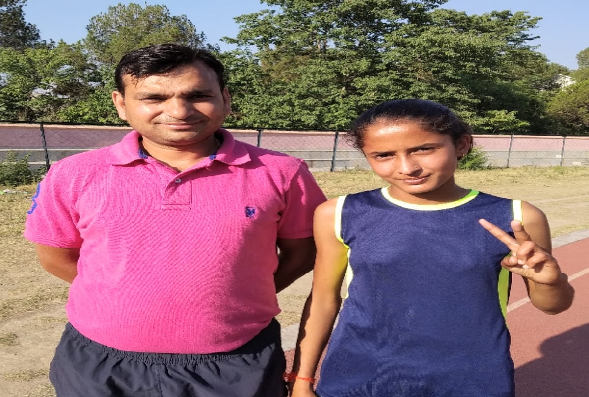Tailor's daughter won gold and silver in  athletics competition hamirpur