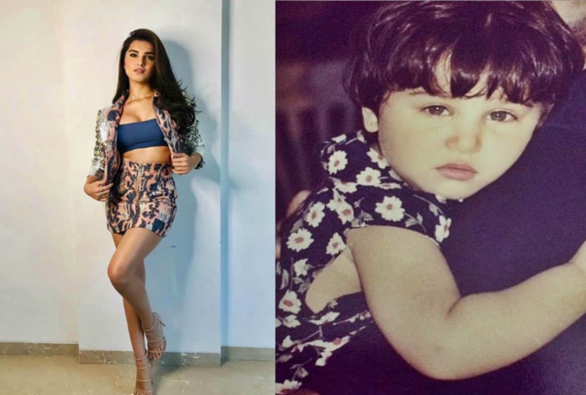 Student Of The Year 2 actress Tara Sutaria throwback picture is Compared With taimur ali khan