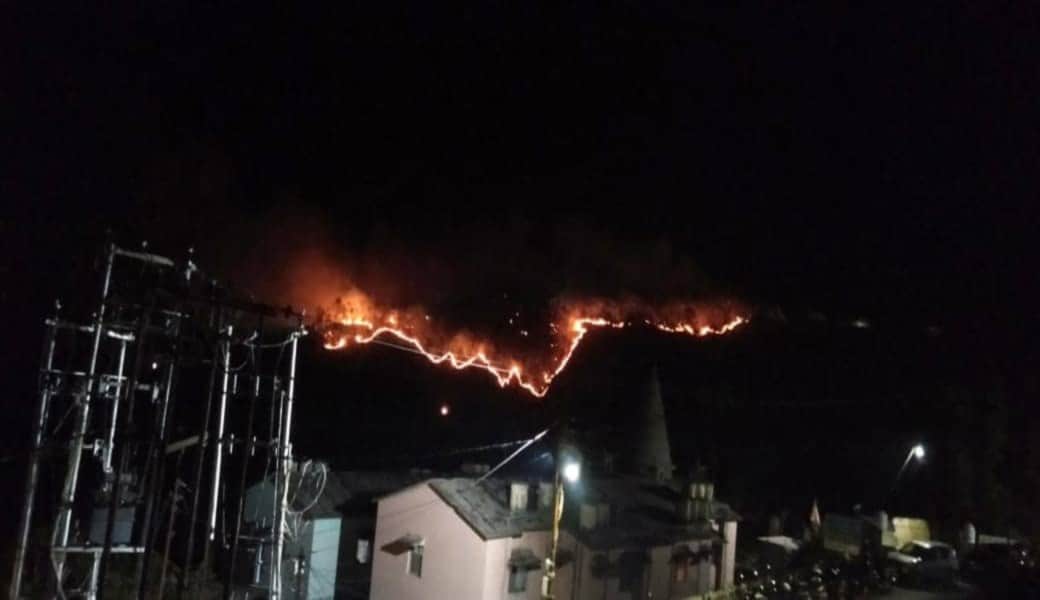 uttarakhand forest big wildfire in photos