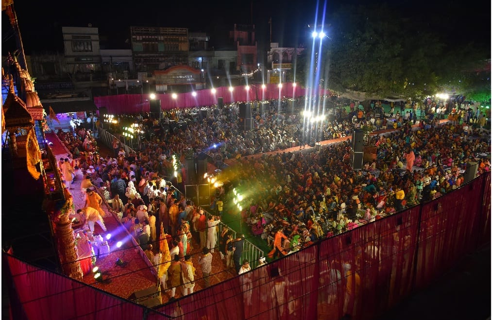 Visitors from various places to join the Shri Shyam Sankirtan Festival