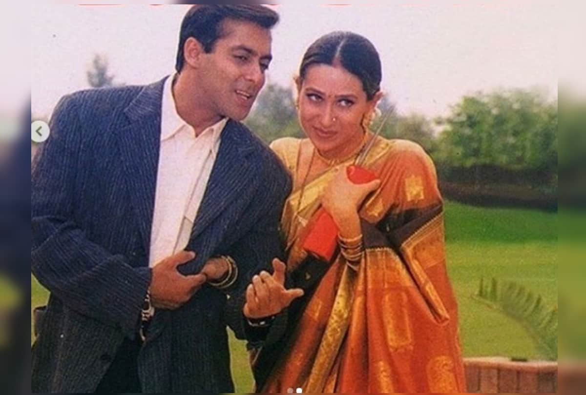 throwback pictures Karisma Kapoor shares pic with Salman Khan from the sets of Biwi No. 1