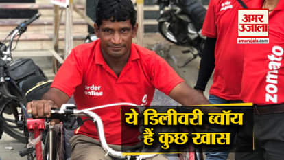 Zomato food company gifts a electric tri cycle for differently able delivery man in rajasthan