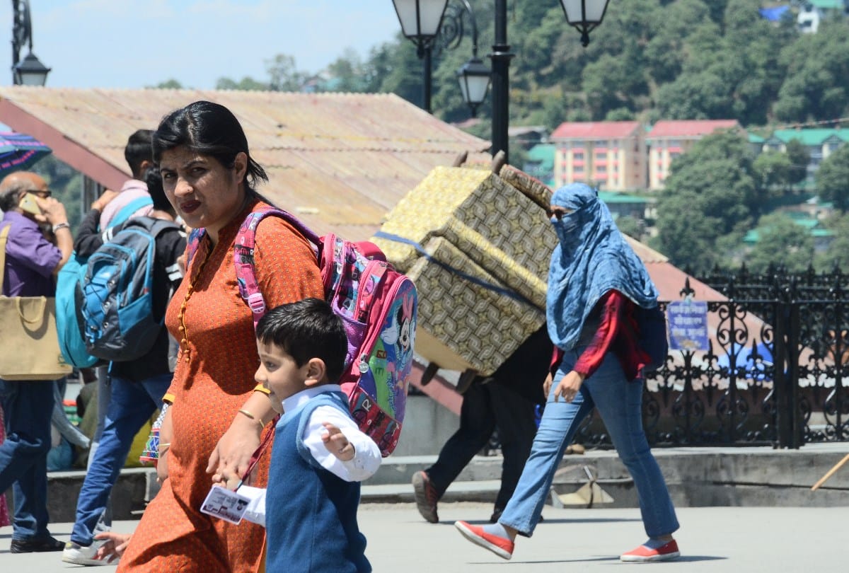 heat waves in himachal pradesh Four city temperature at 40 degree celsius