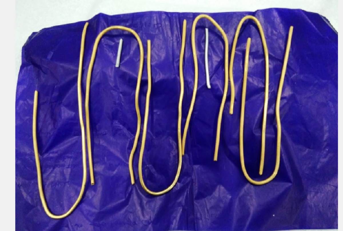 smuggler caught with 235 gram gold at amausi airport