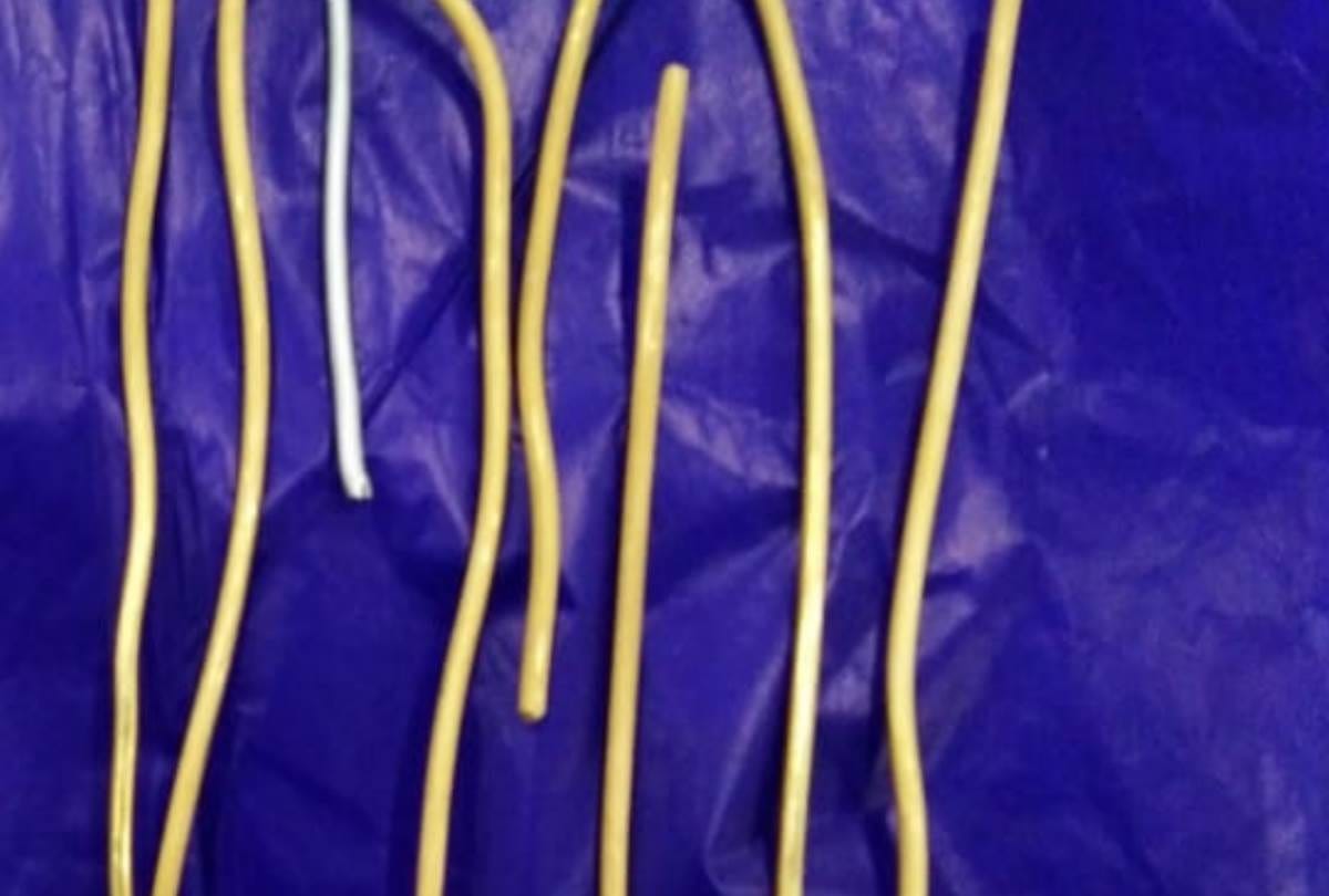 smuggler caught with 235 gram gold at amausi airport