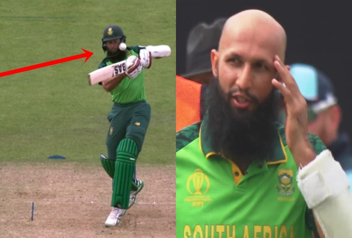 World Cup 2019: Hashim Amla retires hurt after quick helmet hitting bouncer of Jofra Archer