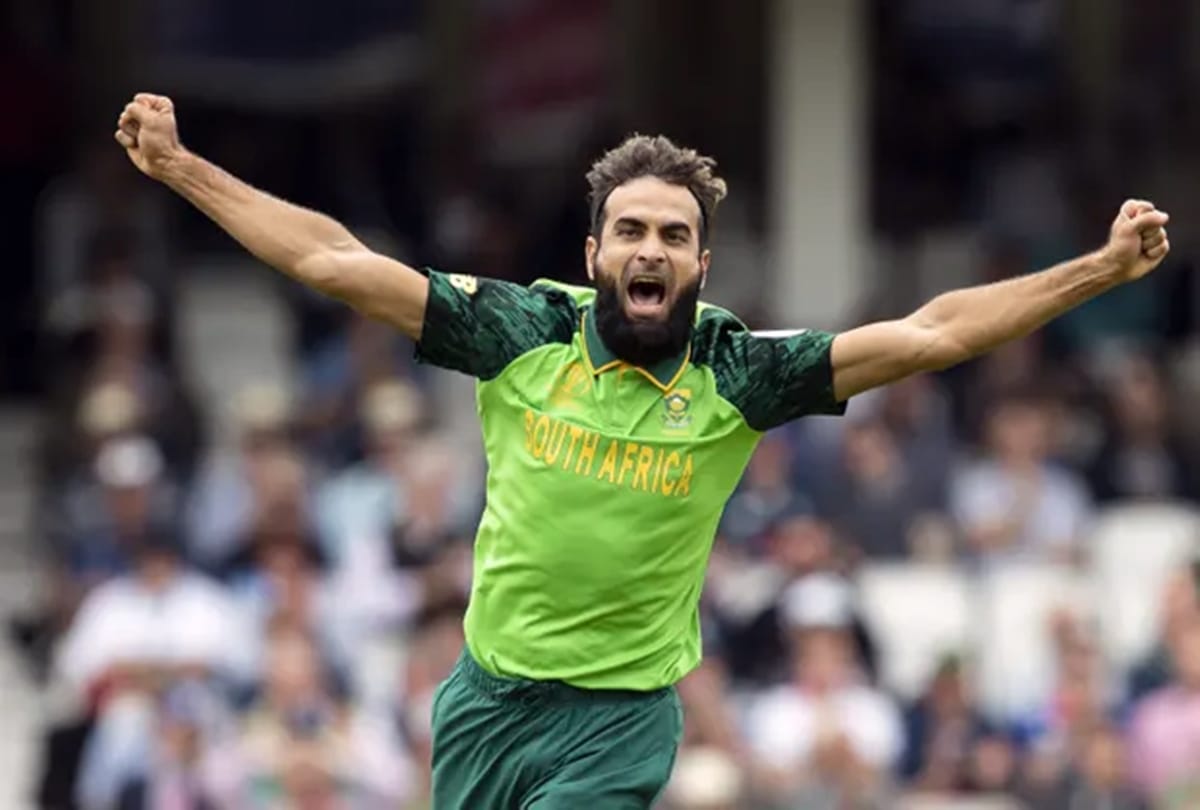 Imran Tahir create history, first spinner to bowl first over of a World Cup ENGvSA