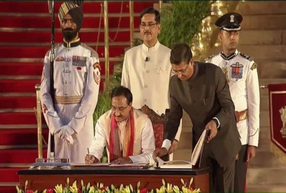 Modi swearing-in: Bjp MP Nishank thank to people after take oath in modi cabinet