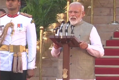 Modi Swearing-In : Prime Minister Narendra Modi took oath along with his cabinet