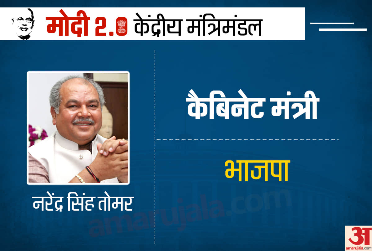 Narendra Singh Tomar cabinet minister of Modi Government political career status and profile