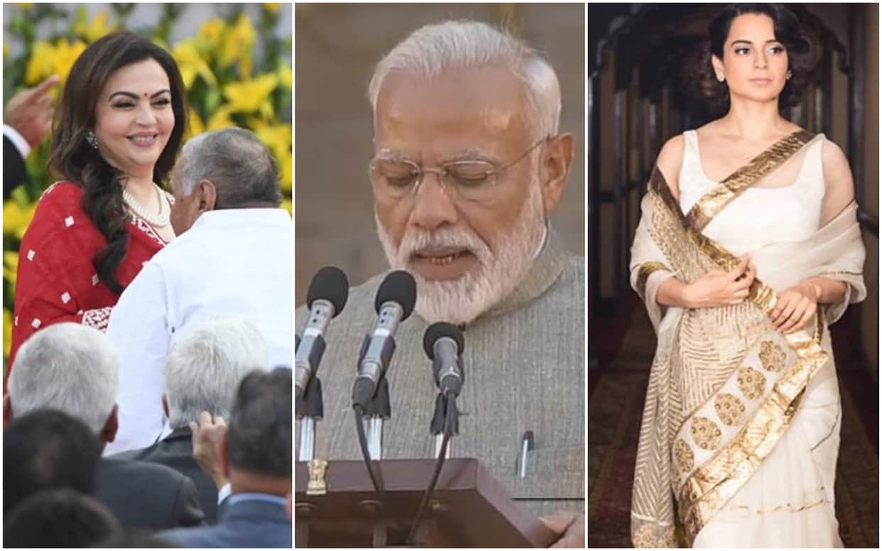 narendra Modi Swearing In Ceremony Bollywood celebs attend pm Oath Ceremony