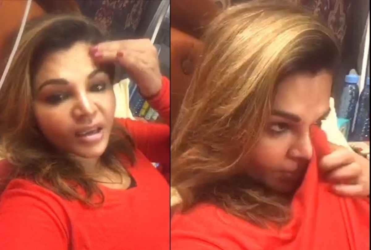 rakhi sawant share her struggle story and broke down video viral