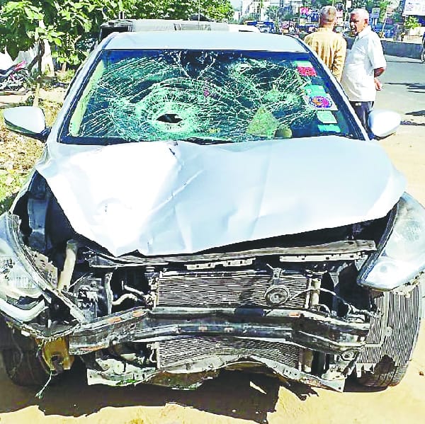 Four persons are dead including children in road accidents