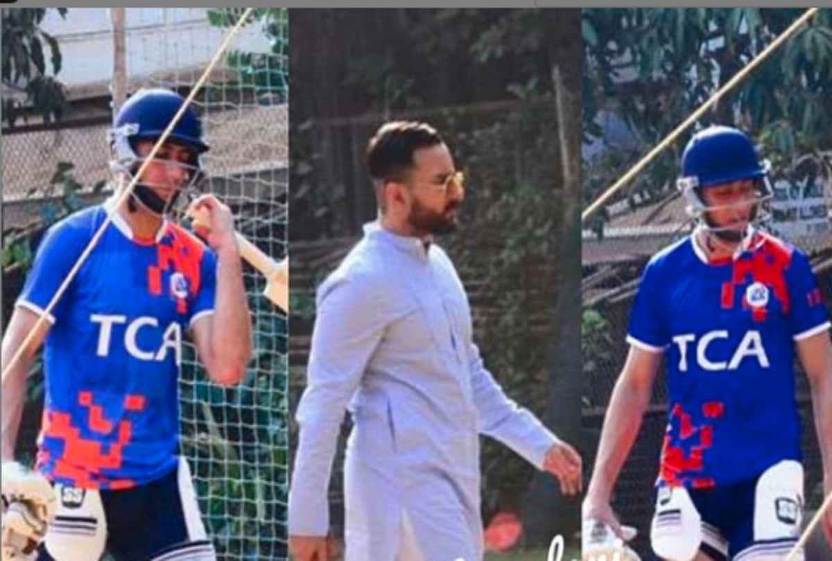 Saif Ali Khan son Ibrahim following grandfather Mansoor Ali Khan Pataudi footprints playing cricket