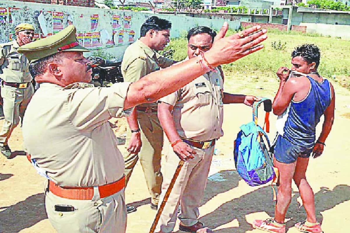 indian army recruitment rally in Baghpat and candidates are using narcotic drugs
