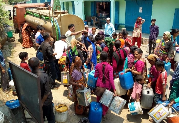 Drinking water crisis deepens in different areas of the district