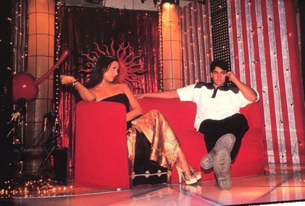 Throwback thursday picture of Malaika Arora with cyrus broacha