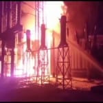 शॉर्ट सर्केट से 132 केवी डीपी में लगी आग