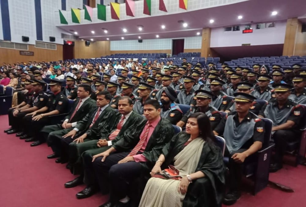 65 cadets got jnu degree in indian military academy Graduation Ceremony 2019 