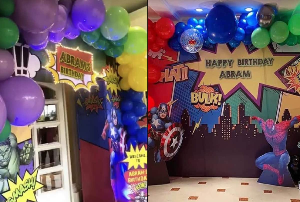 aimur ali khan enjoyed shah rukh khan son abram birthday party