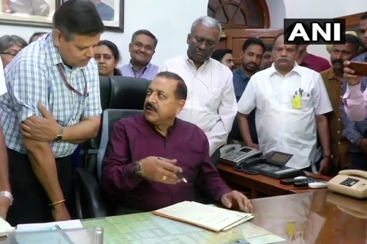 Pictures of Modi Cabinet misters taking their respective charge