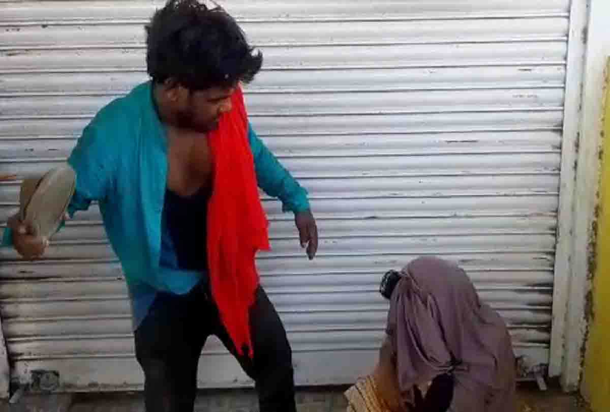 violent incandescent video from the phone of up police officer