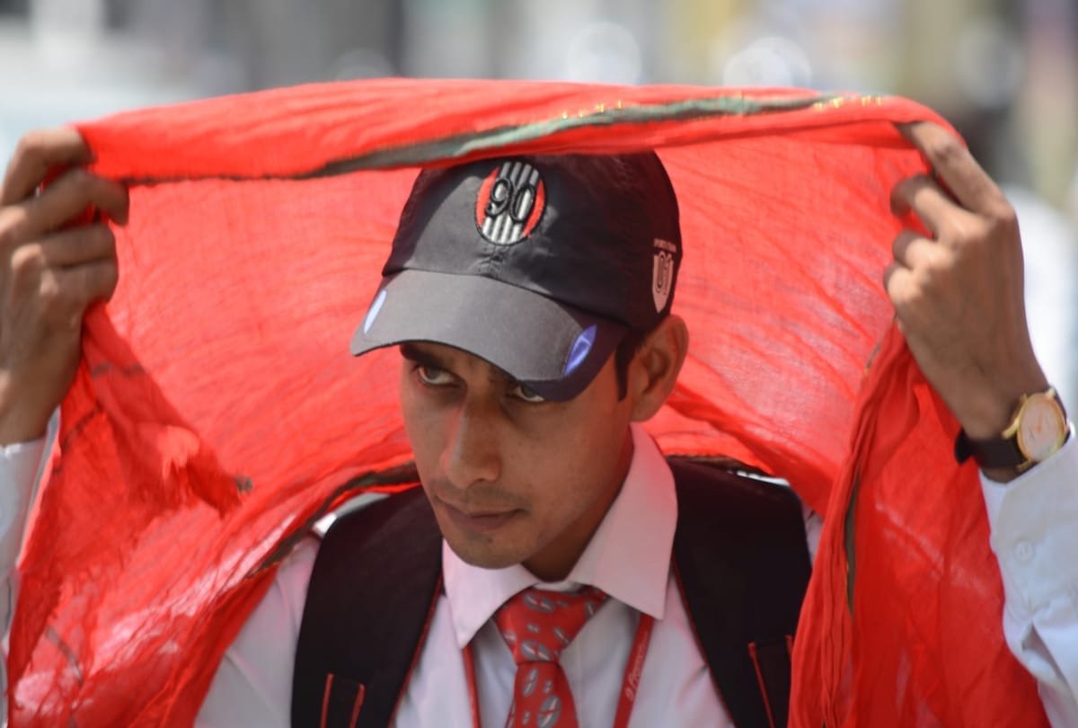 mercury reaches 44.8 degree in lucknow