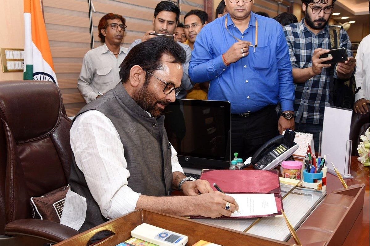 Pictures of Modi Cabinet misters taking their respective charge