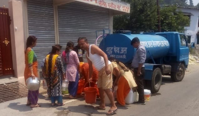 Water found in one place after several days
