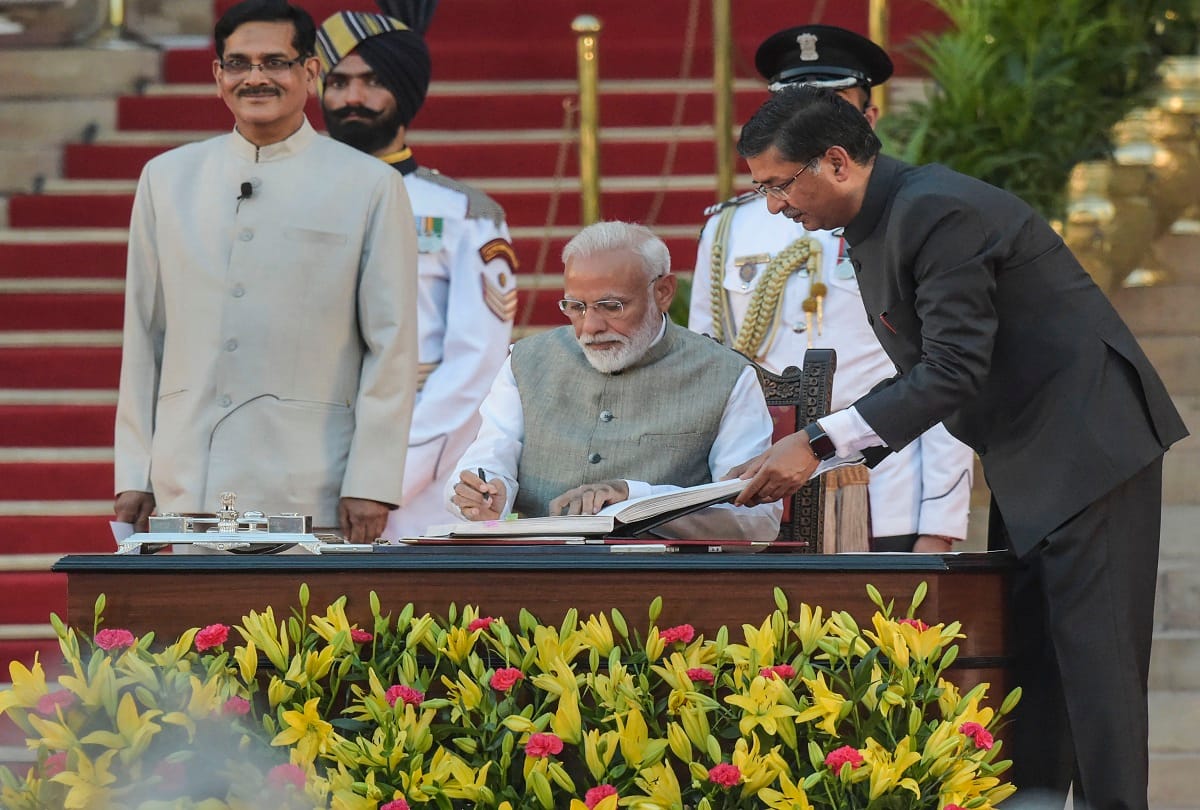 Narendra Modi swearing-in ceremony kashi people participate in rashtrapati bhawan