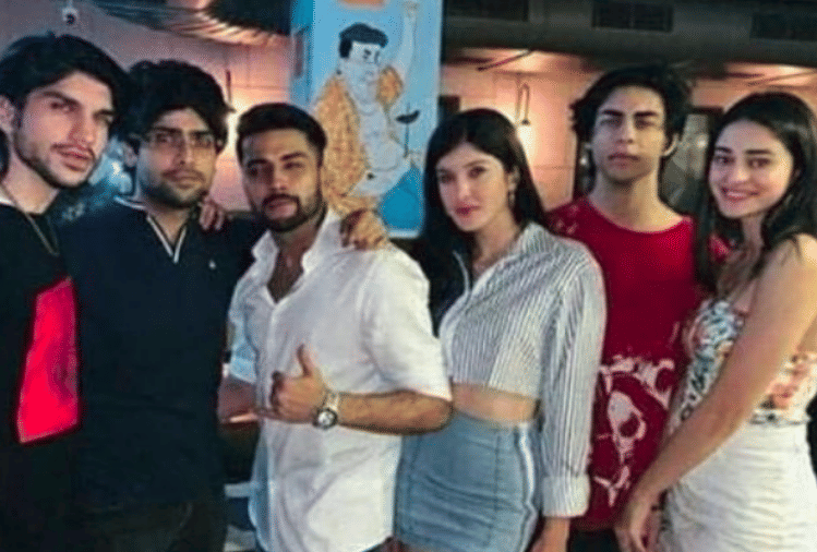 aryan khan ananya panday and these starkids partied night