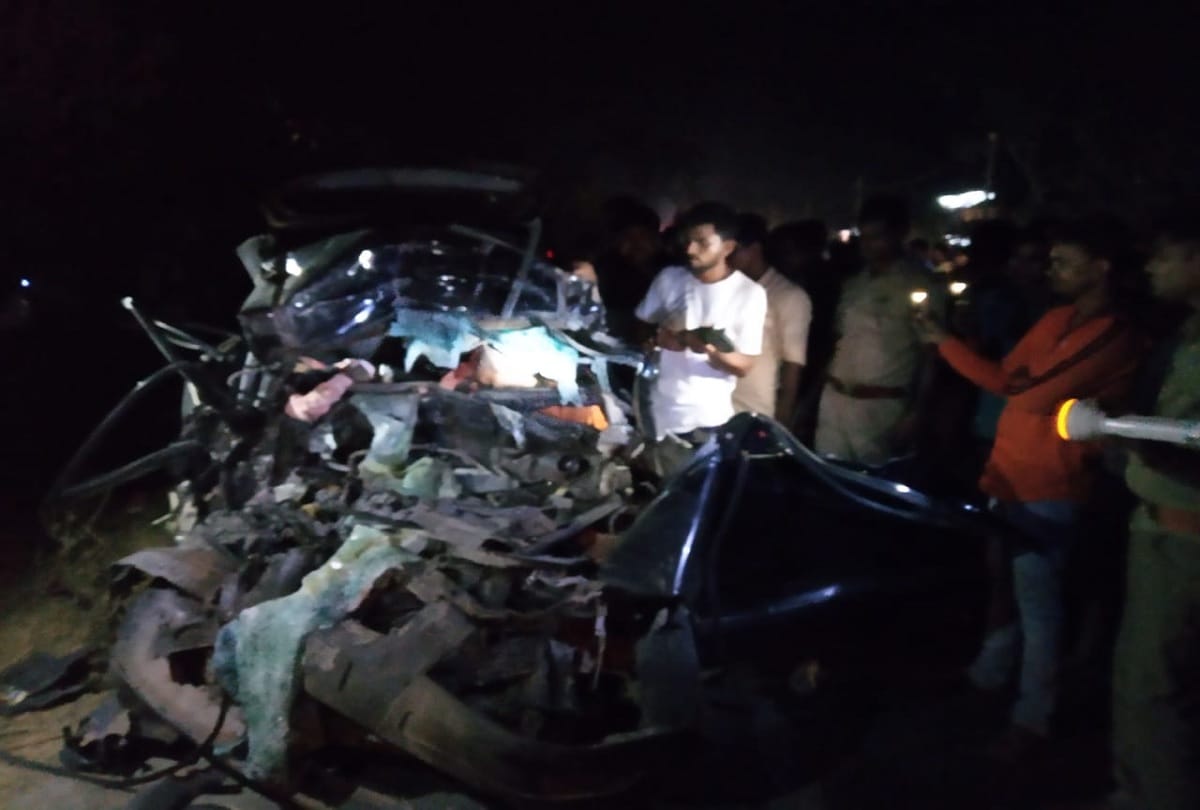 Three Died in truck car collision in Basti UP