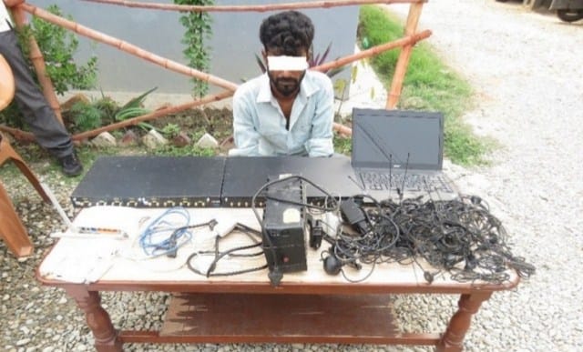 Illegal telephone exchange operator arrested Indian