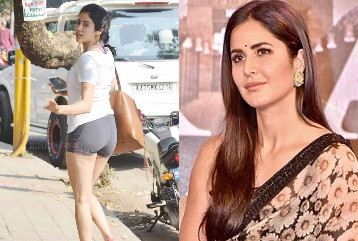 jahnvi kapoor weared crop top and shorts again