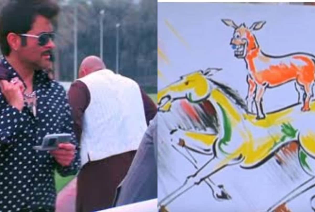 Anil Kapoor shared Majnu Bhai horse and donkey painting from the film Welcome