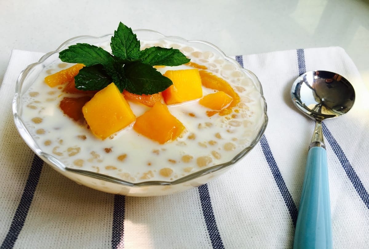 easy and quick recipes of eggless mango mousse and mango mint kheer