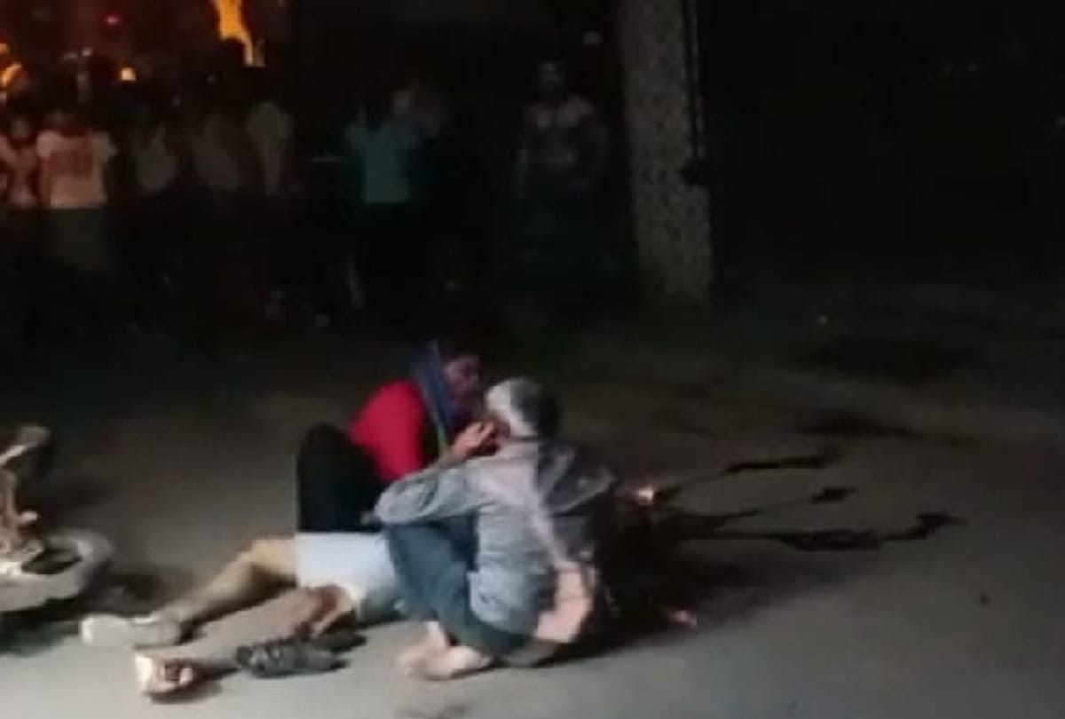 Jyoti nagar double murder case Video viral No one helped parents of injured