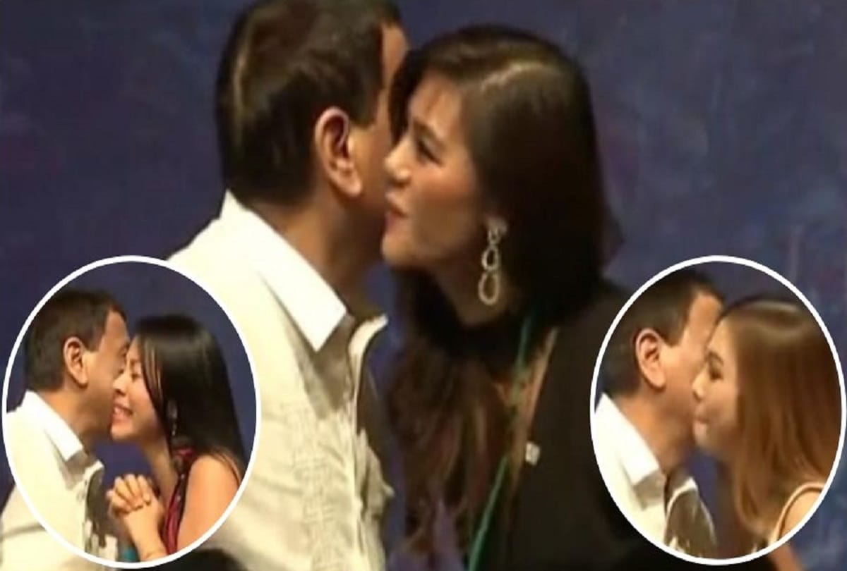 philippines president Rodrigo Duterte kissed five women in Tokyo Japan Pics goes viral