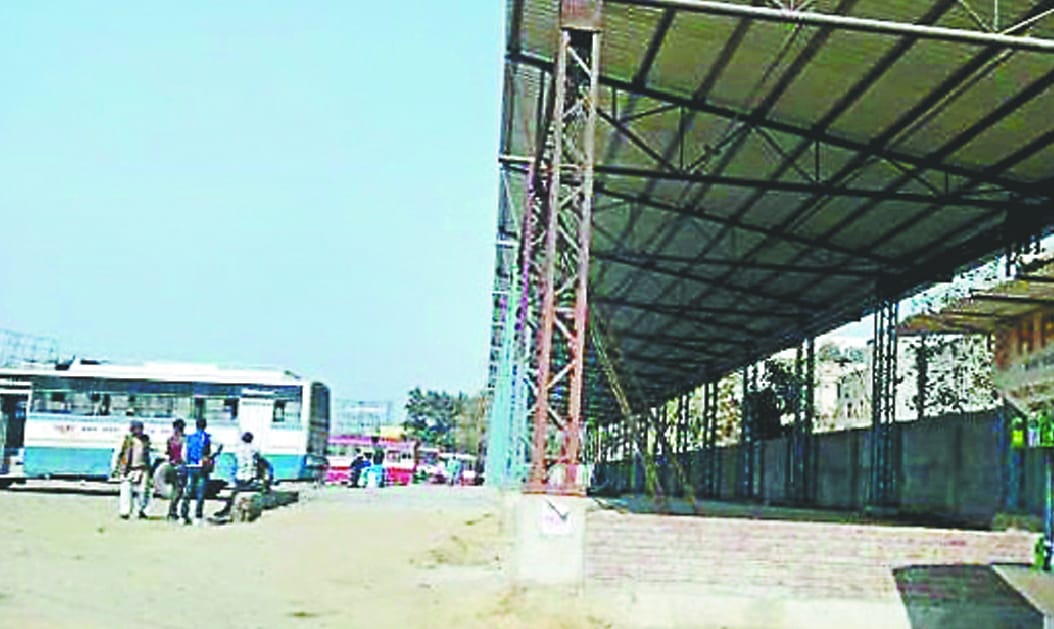 Choosing the option to exclude the bus station from the city