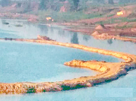 Three water reservoirs in Cane