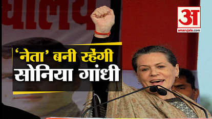Sonia Gandhi once again elected as Congress Parliamentary Party leader