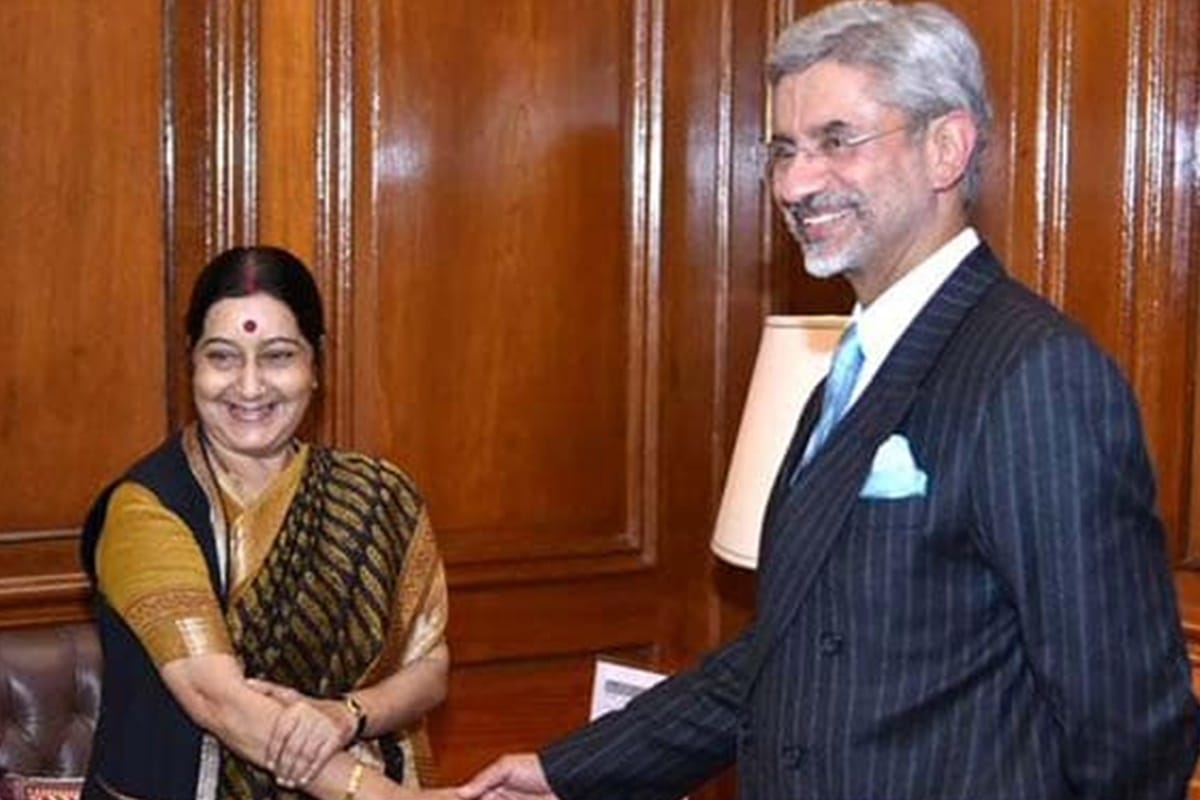 foreign minister S Jaishankar did first tweet and  said honoured to be given this responsibility