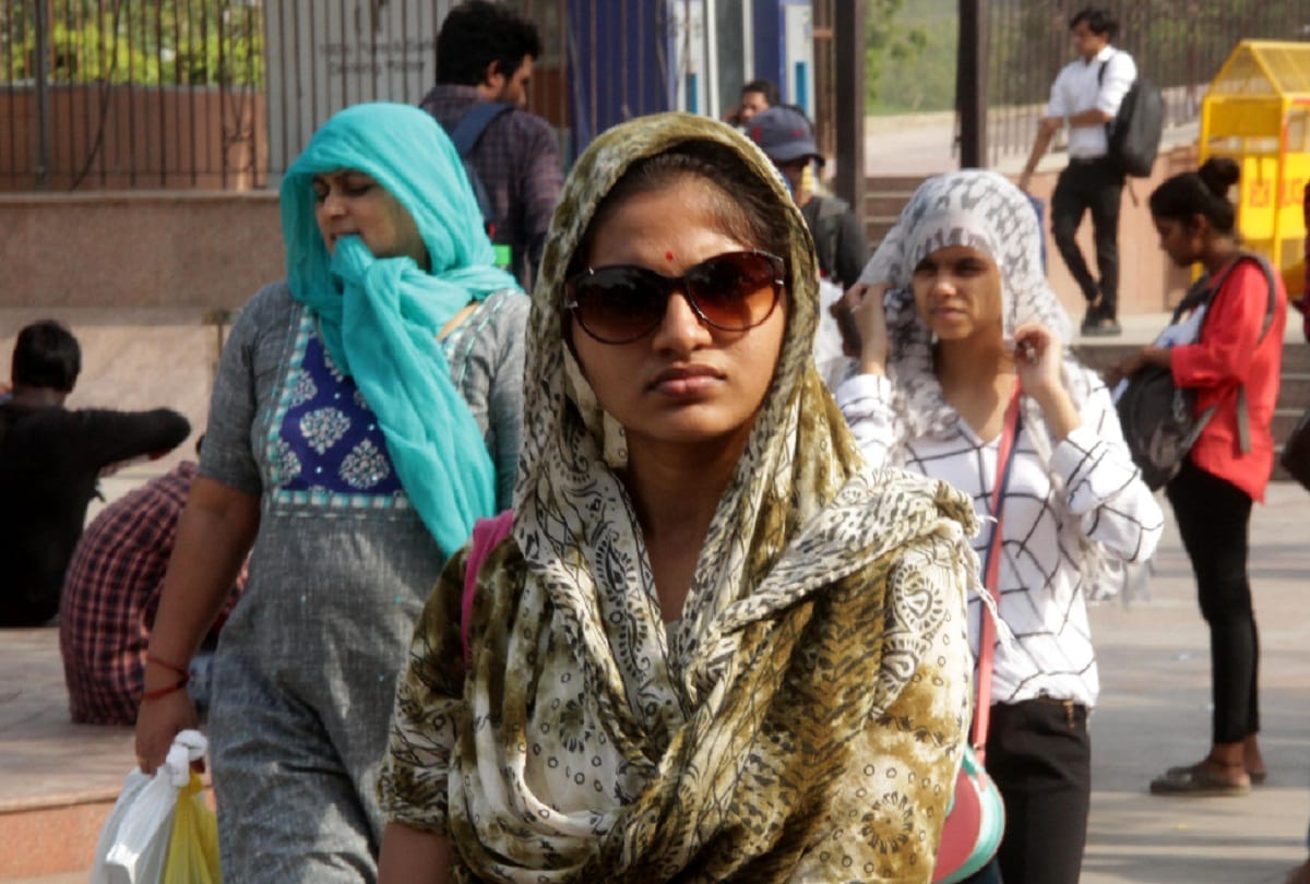 relief from heat wave in delhi ncr, some area temperature reached 46 degree