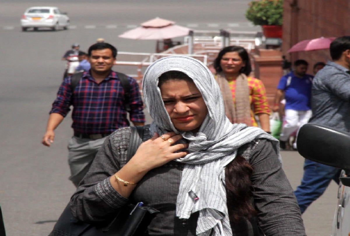 relief from heat wave in delhi ncr, some area temperature reached 46 degree