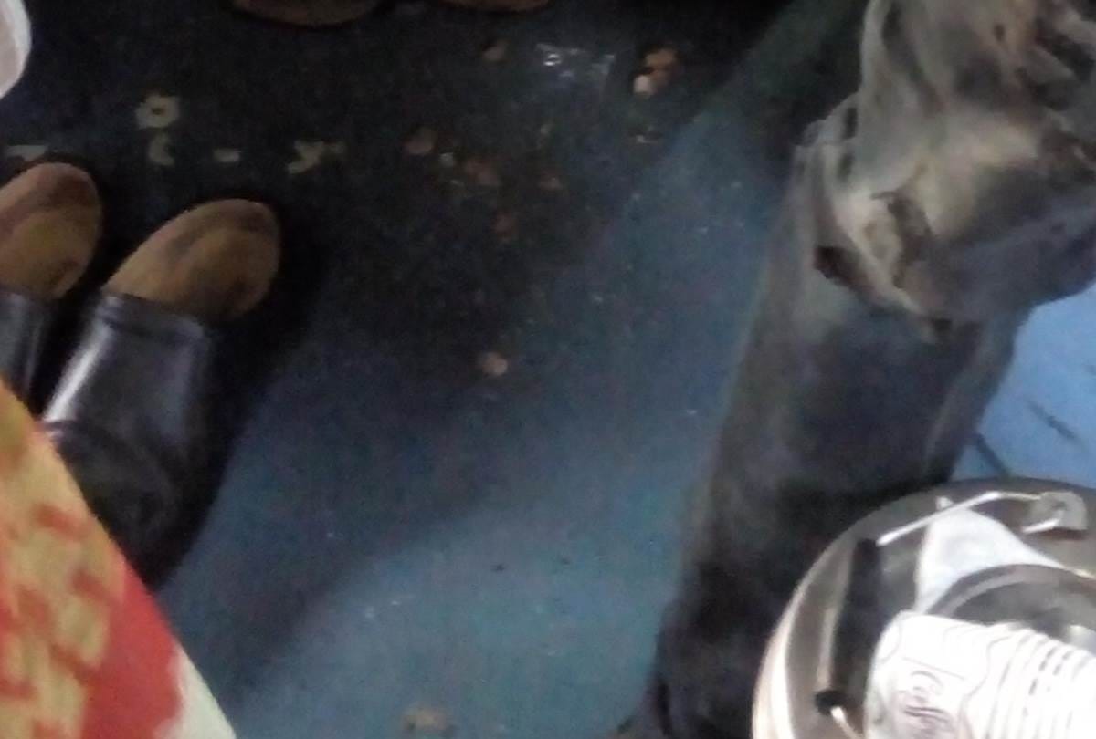 Poor Quality food caught to serve passengers during raid in awadh Express