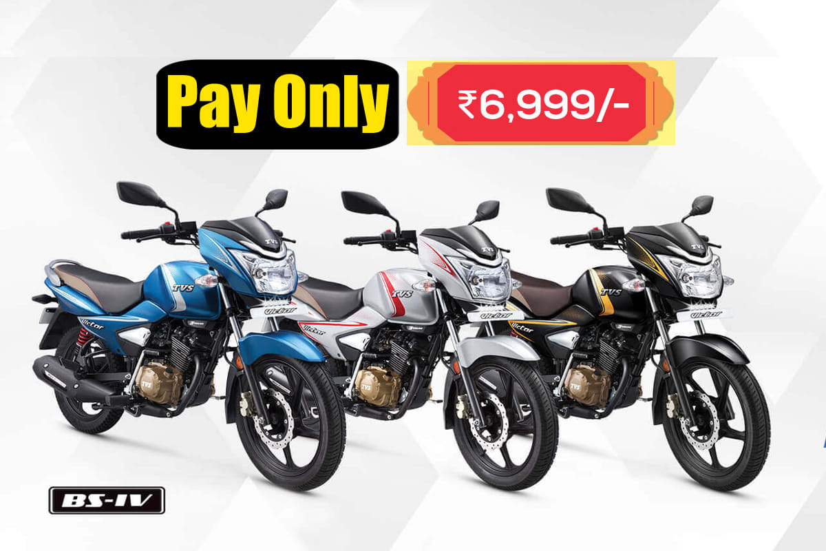 Pay 6999 and take home TVS Victor and Star city plus bike know the offers here