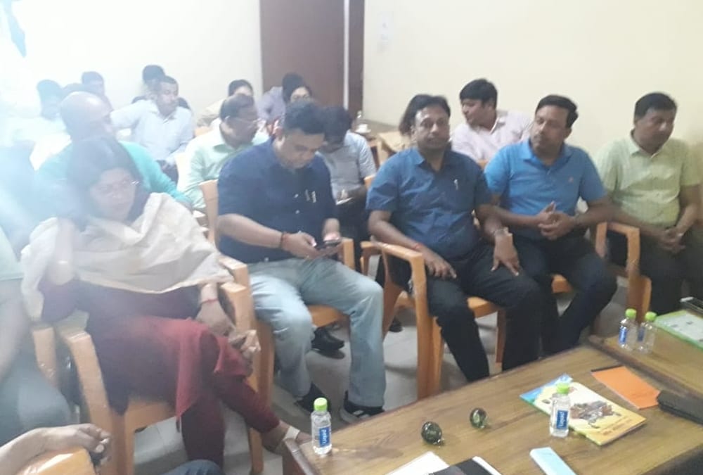 UPPCS association meeting in Lucknow.